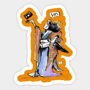 Plastic Geisha - VHS Sticker